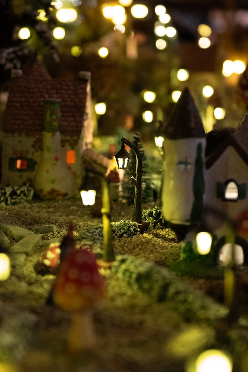 Village de noël miniature